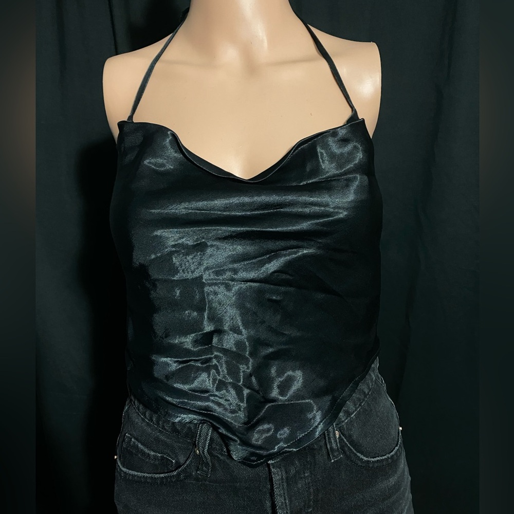 Wild Fable Black Satin Camisole
